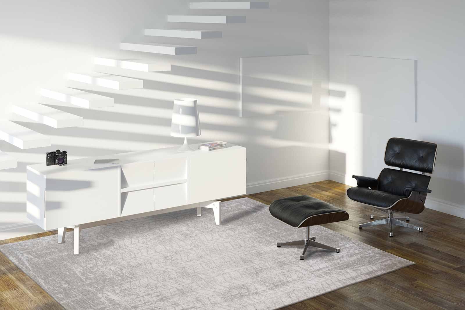 tapijt Louis De Poortere LX8929 Mad Men Jacobs Ladder White Plains interior