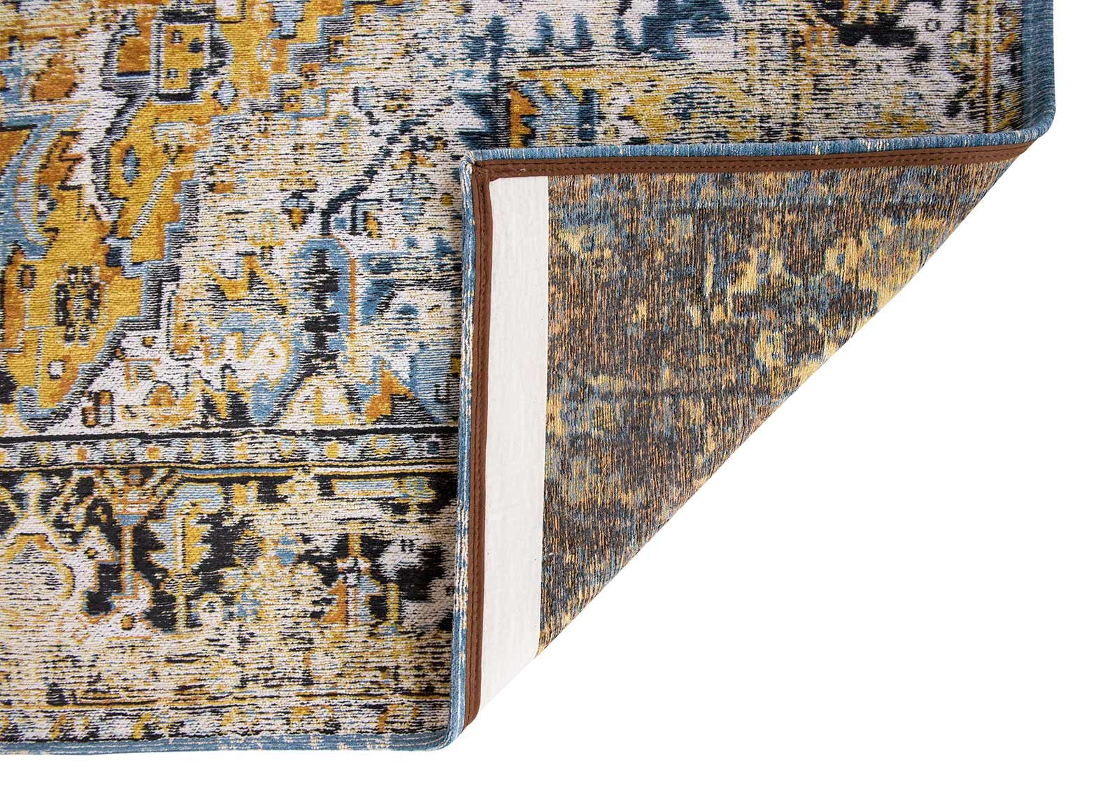 tapis Louis De Poortere LX8704 Antiquarian Antique Heriz Amir Gold back