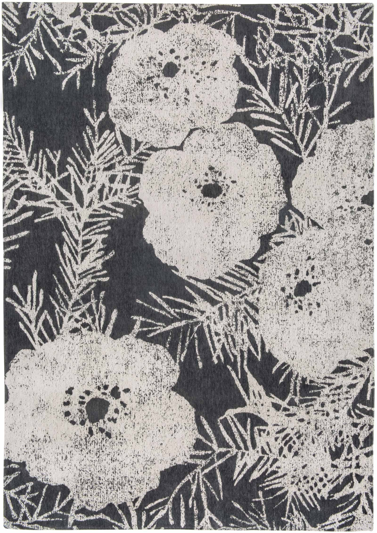 Louis De Poortere tapis Romo LX 8741 Lomasi Charcoal