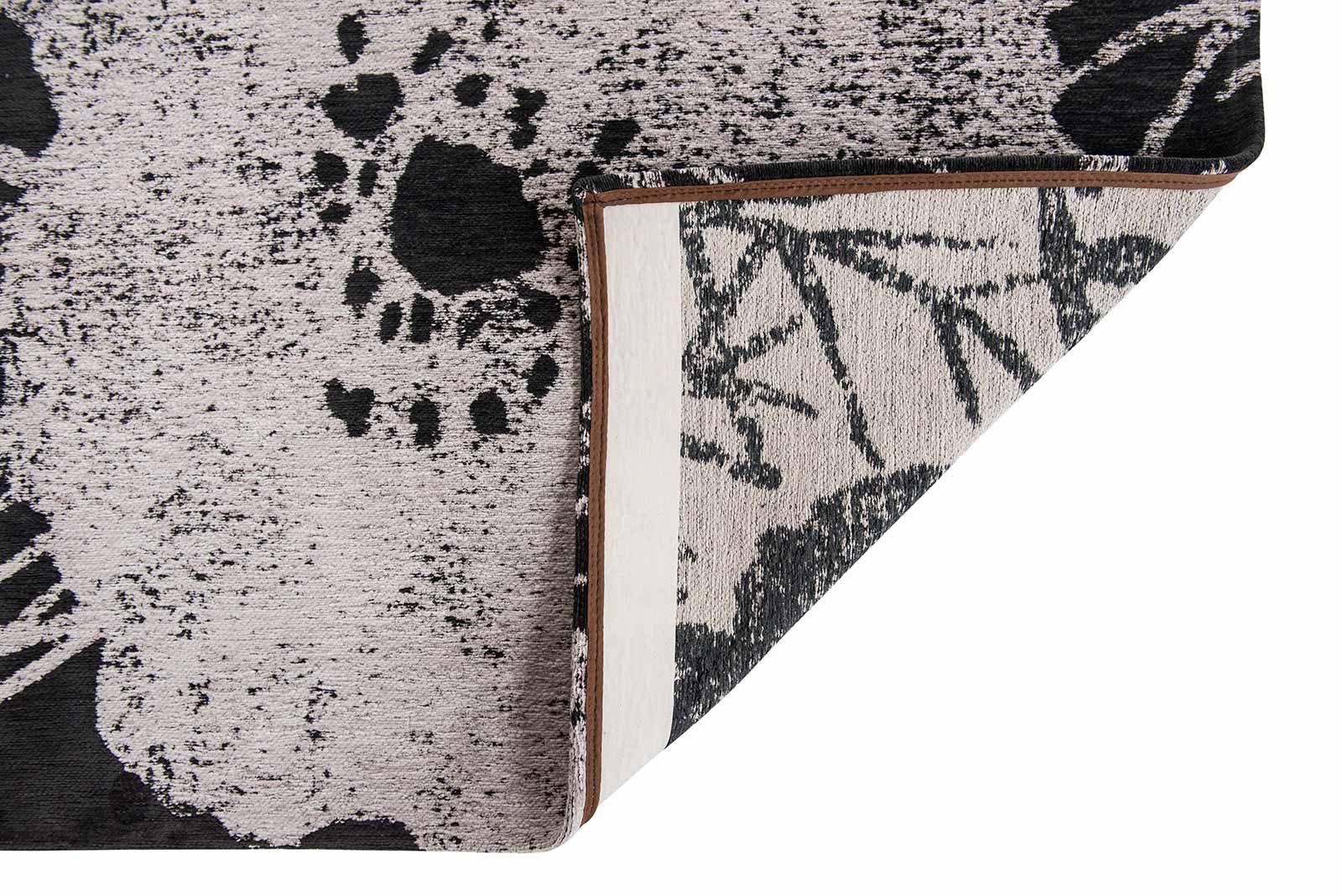 Louis De Poortere tapis Romo LX 8741 Lomasi Charcoal back