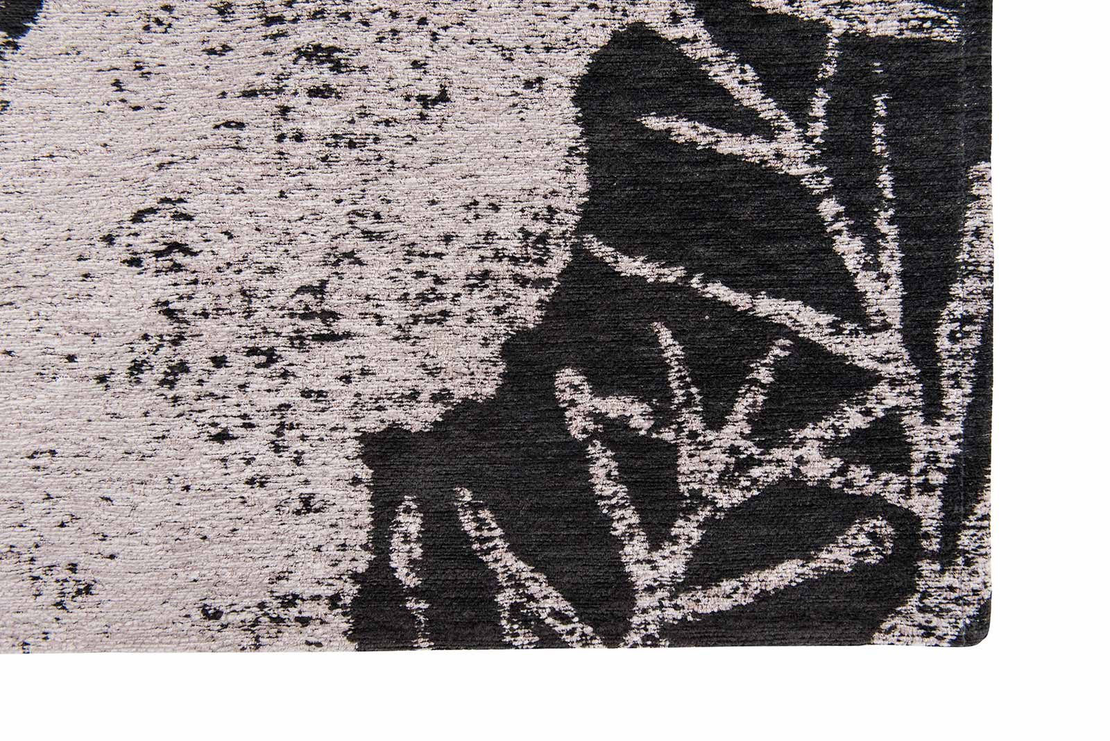 Louis De Poortere tapis Romo LX 8741 Lomasi Charcoal corner