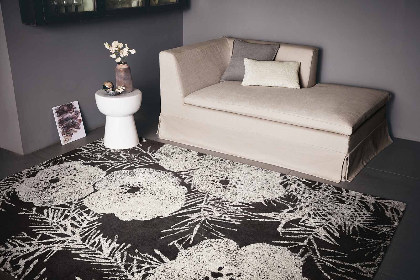 Louis De Poortere tapis Romo LX 8741 Lomasi Charcoal interior
