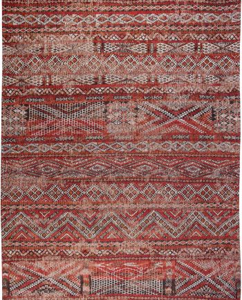 Louis De Poortere tapis LX 9115 Antiquarian Kilim Fez Red