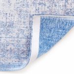 Louis De Poortere tapis LX 9065 Fading World Medallion Grey Jeans back