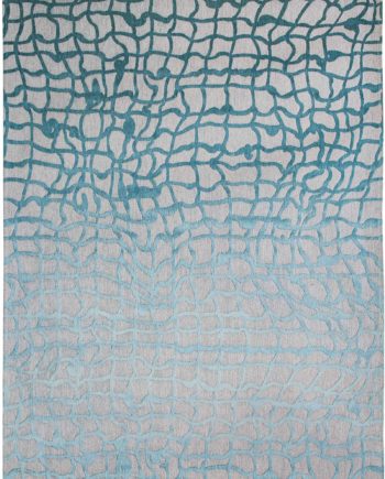 Louis De Poortere tapis LX 9203 Mad Men Dedalo Blue Marine
