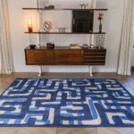 Louis De Poortere tapis Craft Kuba 9336 Ultramarine interior 1 RVB