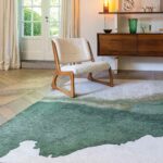 Louis De Poortere tapis Meditation Lagoon 9331 Palm Green interior 1