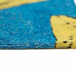 Louis De Poortere tapis Pop 9394 California Blue side