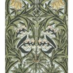 Morris Co Bluebell Leafy Arbour Green 127607 A