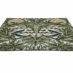Morris Co Bluebell Leafy Arbour Green 127607 D