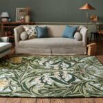 Morris Co Bluebell Leafy Arbour Green 127607 interior 1