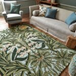 Morris Co Bluebell Leafy Arbour Green 127607 interior 2