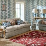 Sanderson Woodland Glade Damson Red 146800 interior 1
