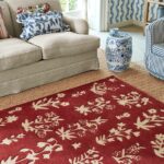 Sanderson Woodland Glade Damson Red 146800 interior 3