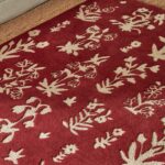 Sanderson Woodland Glade Damson Red 146800 interior 4