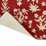 Sanderson Woodland Glade Linen Damson Red 146800 F