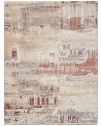 Calvin Klein tapis Enchanting CK005 ECH02 GYRUS GREY RUST 8x10 099446869821