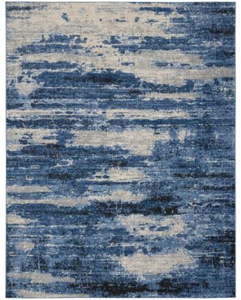 Calvin Klein tapis River Flow CK001 RFV01 BLGRY BLUE GREY 8X10 099446845641