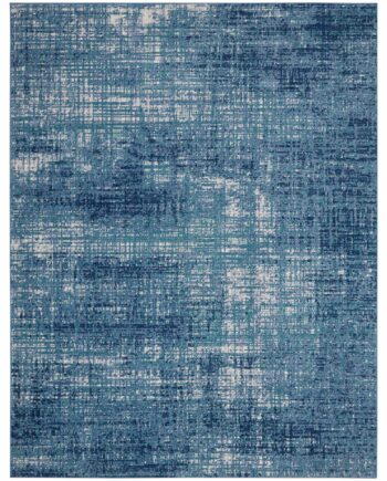 Calvin Klein tapis River Flow CK001 RFV02 TLIVB TEAL IVORY BLUE 8X10 099446845696