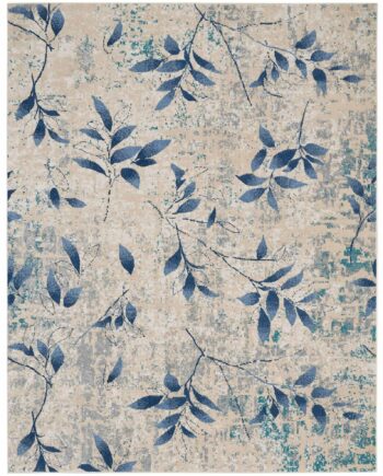 Calvin Klein tapis River Flow CK001 RFV03 BGENV BEIGE NAVY 8X10 099446845757