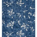 Calvin Klein tapis River Flow CK001 RFV03 NAVIV NAVY IVORY 5X7 099446851956