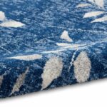 Calvin Klein tapis River Flow CK001 RFV03 NAVIV NAVY IVORY 5X7 099446851956 TX01