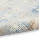 Calvin Klein tapis Rush CK950 CK951 BLBGE BLUE BEIGE 5X7 099446756633 TX01 C