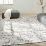 Calvin Klein tapis Sculptural CK009 SCL01 BLUE 9x12 099446877017 interior 1