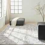 Calvin Klein tapis Sculptural CK009 SCL01 BLUE 9x12 099446877017 interior 3