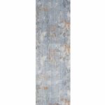 Nourison tapis Abstract Hues ABH01 GRYBL GREY BLUE 2x8 099446905994