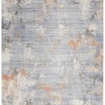 Nourison tapis Abstract Hues ABH01 GRYBL GREY BLUE 5X8 099446906021