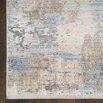 Nourison tapis Abstract Hues ABH01 GRYBL GREY BLUE 5X8 099446906021 CR