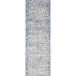 Nourison tapis Abstract Hues ABH02 BLGRY BLUE GREY 2x8 099446906304