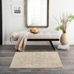 Nourison tapis Alessia ALE01 BEIGE 2x3 099446901620 interior 1