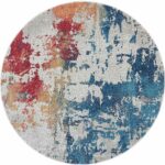 Nourison tapis Ankara Global ANR10 MULTI 4xRND 099446474964 flat C