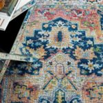 Nourison tapis Ankara Global ANR11 BLUMT BLUE MULTI 5X8 099446498076 interior 2 C