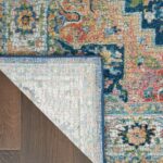 Nourison tapis Ankara Global ANR11 BLUMT BLUE MULTI 5x8 099446498076 CRB C