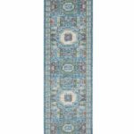 Nourison tapis Ankara Global ANR17 IVLTB IVORY LIGHT BLUE 2x8 099446855831