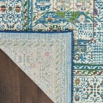 Nourison tapis Ankara Global ANR17 IVLTB IVORY LIGHT BLUE 5X8 099446855862 CRB