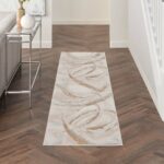 Nourison tapis Brush Strokes BSK01 BGEGY BEIGE GREY 2x8 099446898937 interior 1