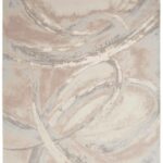 Nourison tapis Brush Strokes BSK01 BGEGY BEIGE GREY 8x10 099446898951