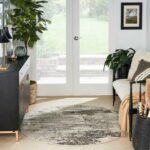 Nourison tapis Celestial CES02 IVGRY IVORY GREY 5RND 099446179432 interior 3
