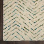 Nourison tapis Colorado CLR02 IVGRE IVORY GREEN 5X7 099446786401 CR