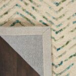 Nourison tapis Colorado CLR02 IVGRE IVORY GREEN 5X7 099446786401 CRB