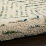 Nourison tapis Colorado CLR02 IVGRE IVORY GREEN 5X7 099446786401 TX01