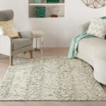 Nourison tapis Colorado CLR02 IVGRE IVORY GREEN 5X7 099446786401 interior 1 1