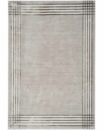 Nourison tapis Desire DSR01 GRSIL GREY SILVER 5X7 099446128652