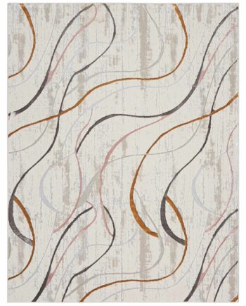 Nourison tapis Glitz GLZ01 IVMTC IVORY MULTICOLOR 8x10 099446133649
