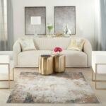 Nourison tapis Glitz GLZ06 TAUMT TAUPE MULTICOLOR 5X7 099446134554 interior 1