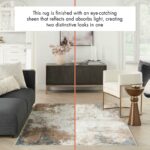 Nourison tapis Glitz GLZ06 TAUMT TAUPE MULTICOLOR 5X7 099446134554 interior 3